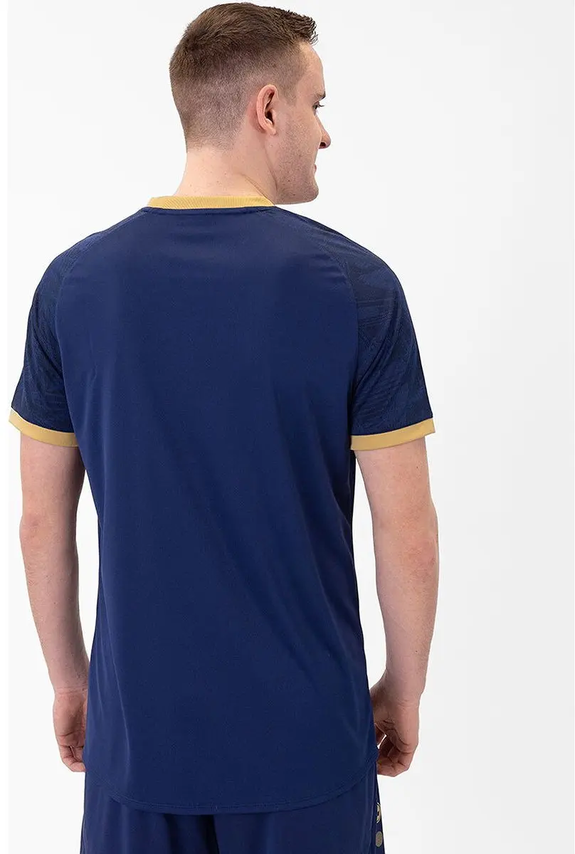 JAKO Iconic Shirt Korte Mouw Heren M - Marine