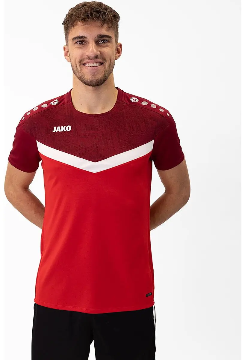 JAKO Iconic T-Shirt Heren - 4XL - Rood