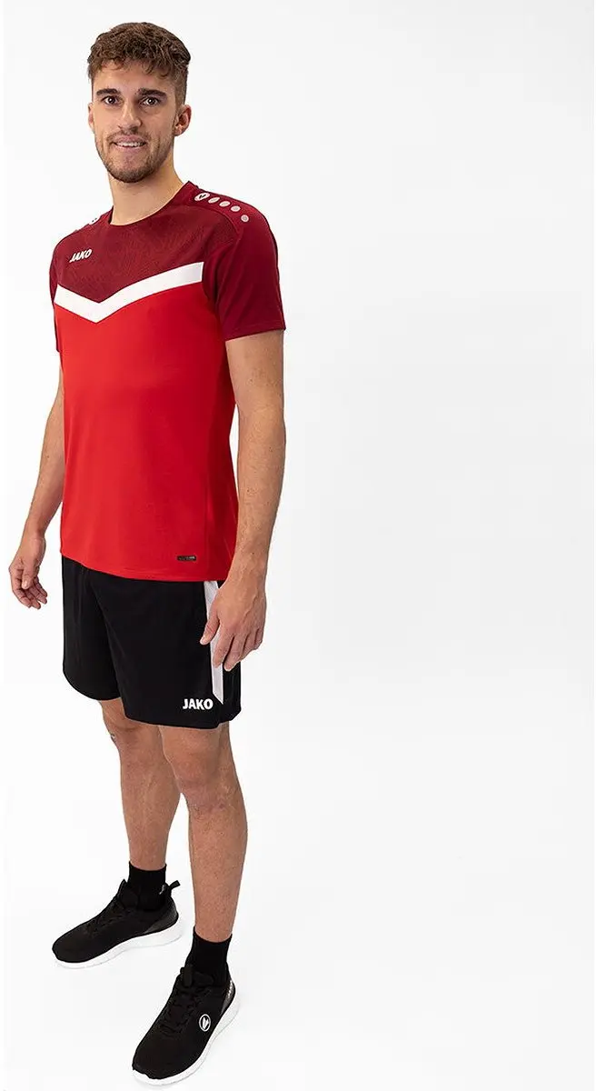JAKO Iconic T-Shirt Heren - 4XL - Rood