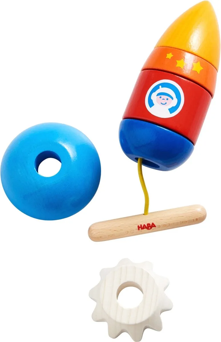 Haba Rijgspel Raket 16cm