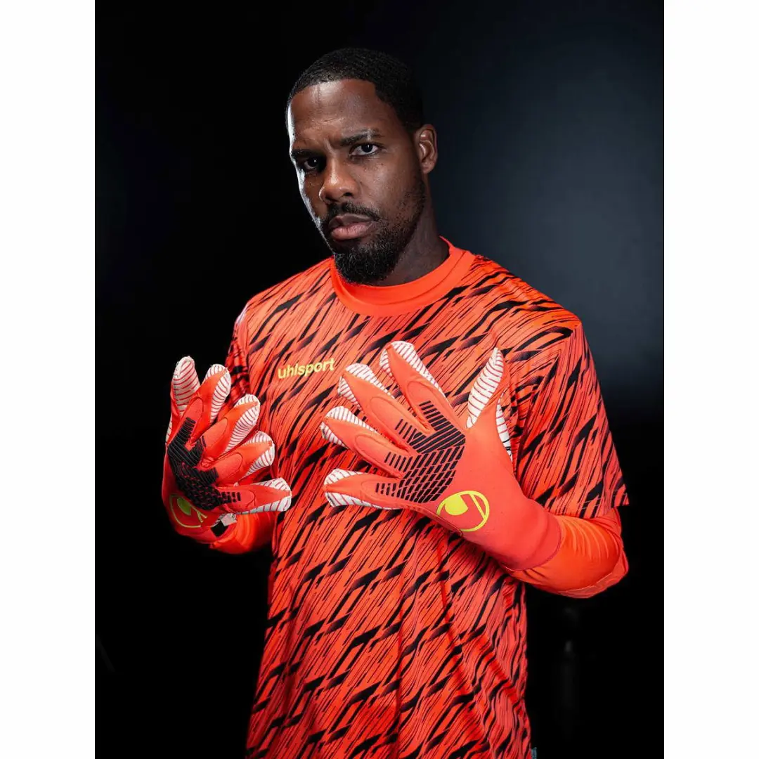 Uhlsport Progressive Keeperset Heren - Fluorood/Fluogeel 2XL