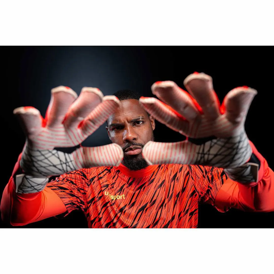 Uhlsport Progressive Keeperset Heren - Fluorood/Fluogeel 2XL