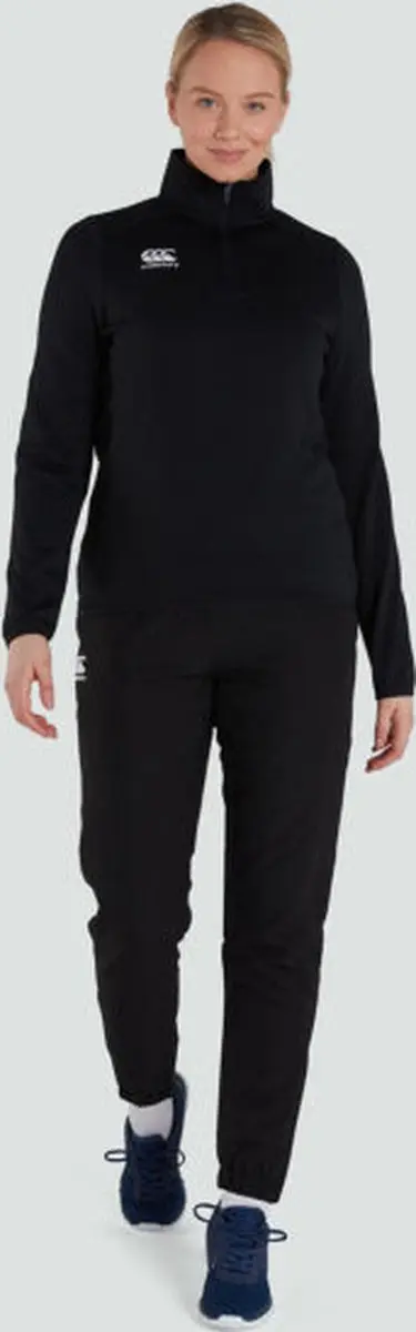 Quarter Zip Midlayer Training Top Women Black
