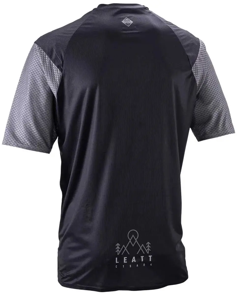 Leatt Trail 3.0 Wielertrui - S - Ghost Black