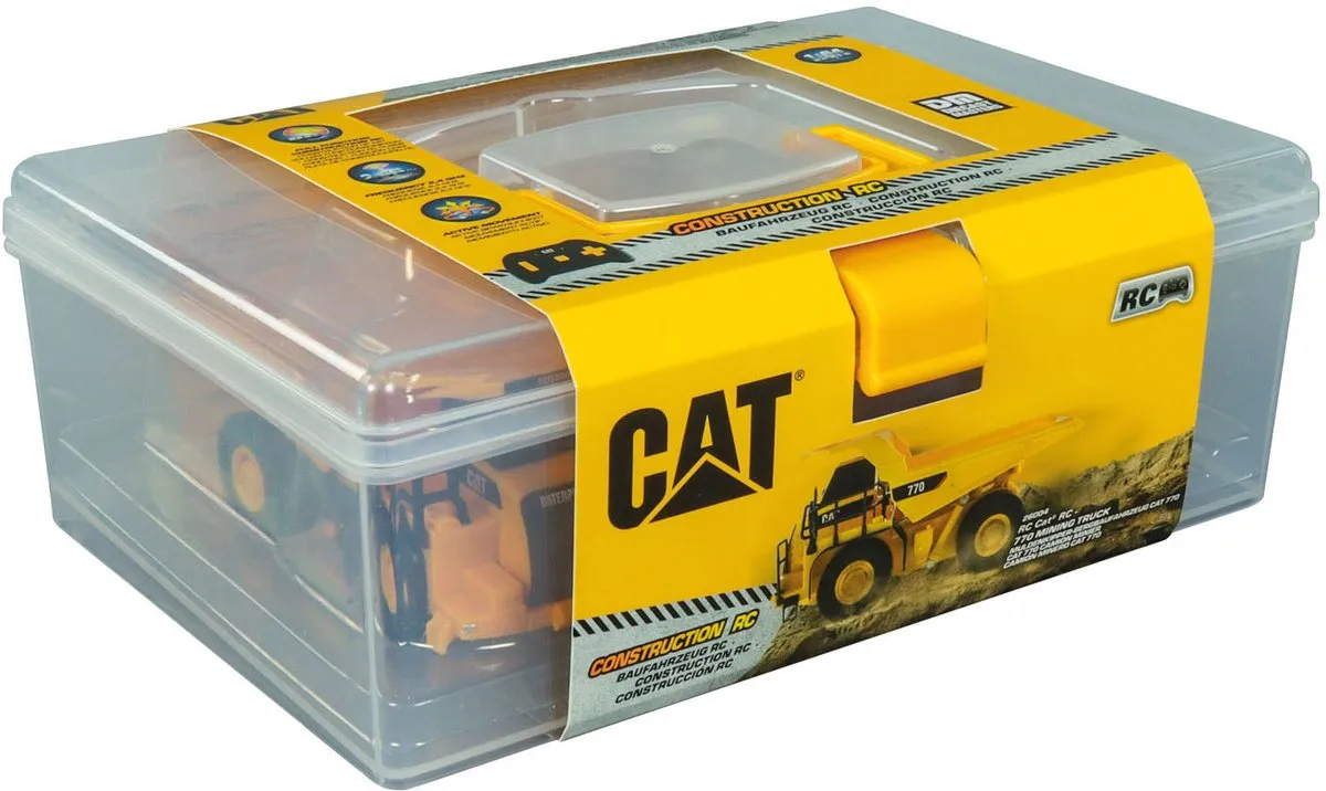 Carrera CAT Mini RC 770 Mijnbouw Truck - Geel - MPN 37026004