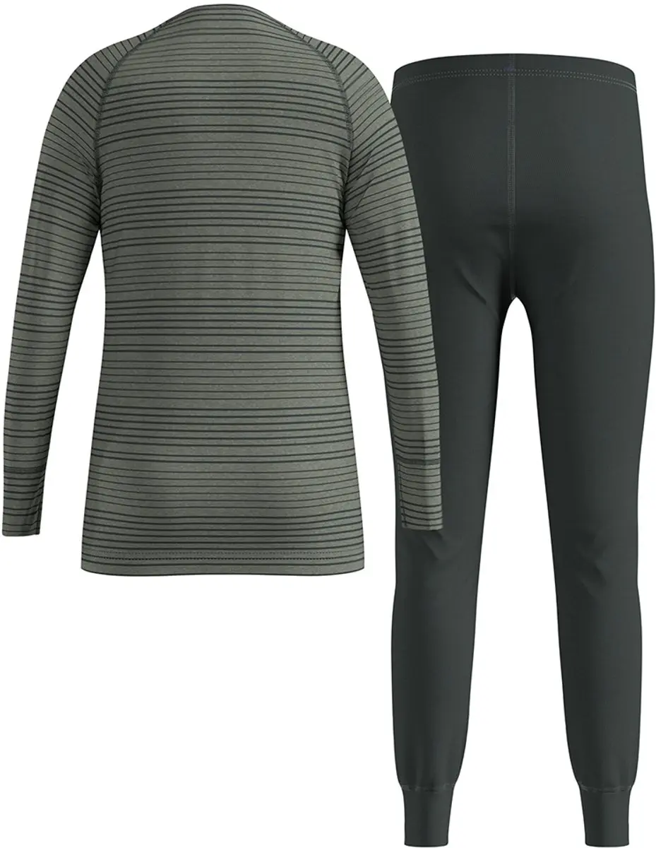 Odlo Long Active Warm Eco Basislaagbroek Groen 12-18 Months Jongens,Meisjes