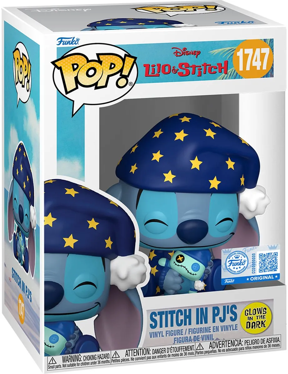 Funko POP! Vinyl Stitch Starry PJs Glow in the Dark