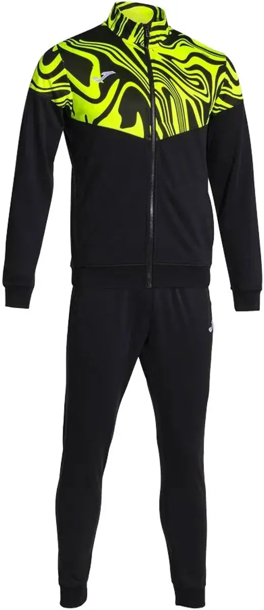 Joma Lion II Trainingspak - Zwart/Lichtgeel - L