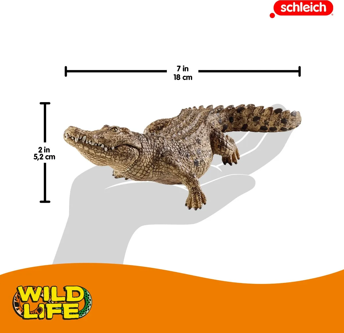 Schleich WILD LIFE Krokodil 14736