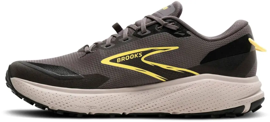 Brooks Divide 6 Trailrunningschoenen Heren - 44 - Grijs/Zwart/Geel - afbeelding 5 van 6