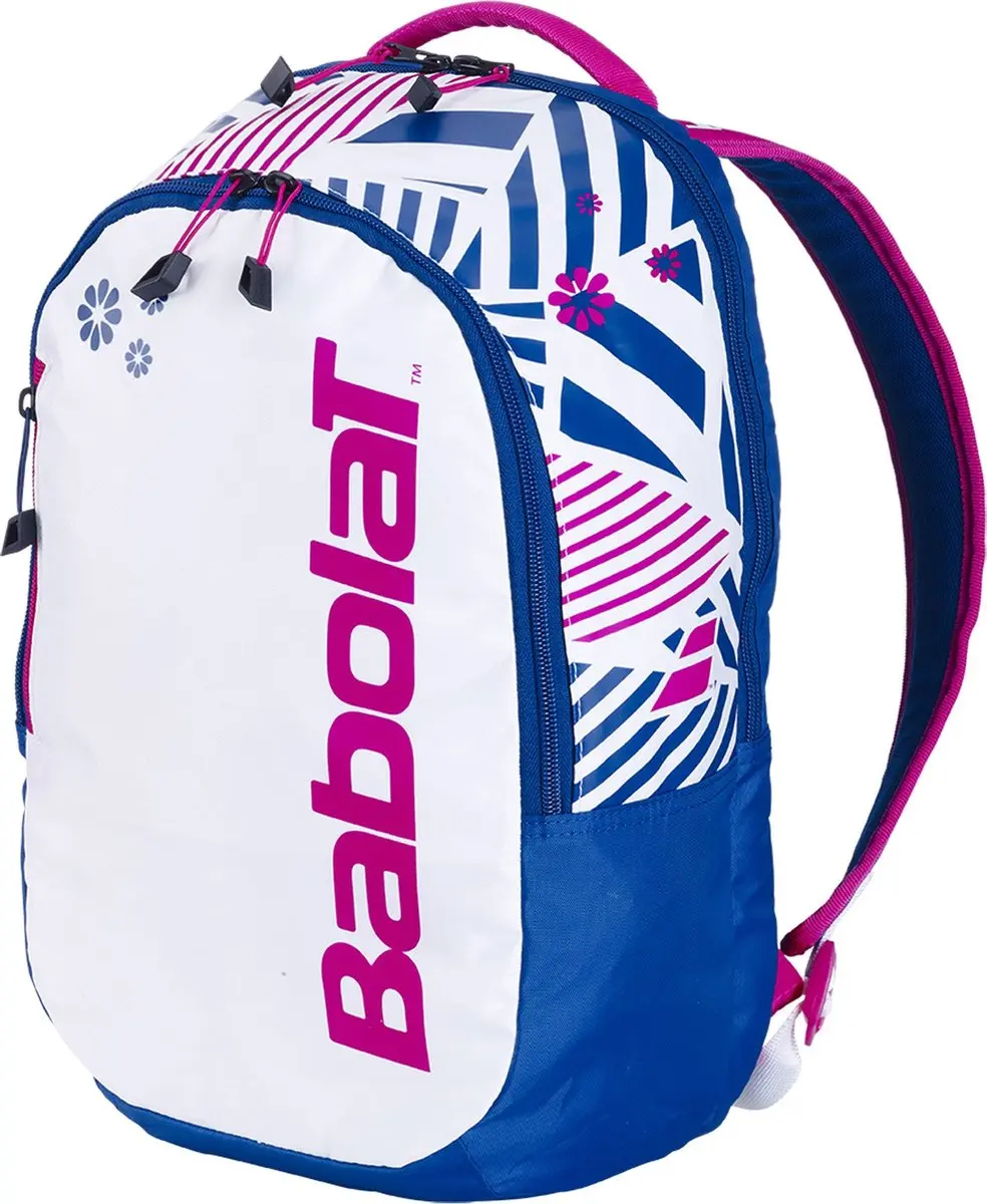 Babolat Tennis Rugtas Junior - 4 Vakken - Blauw/Rood/Wit - afbeelding 3 van 4