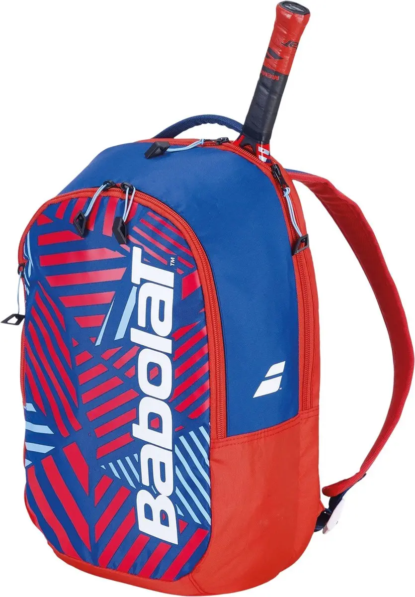 Babolat Tennis Rugtas Junior - 4 Vakken - Blauw/Rood/Wit - afbeelding 2 van 4
