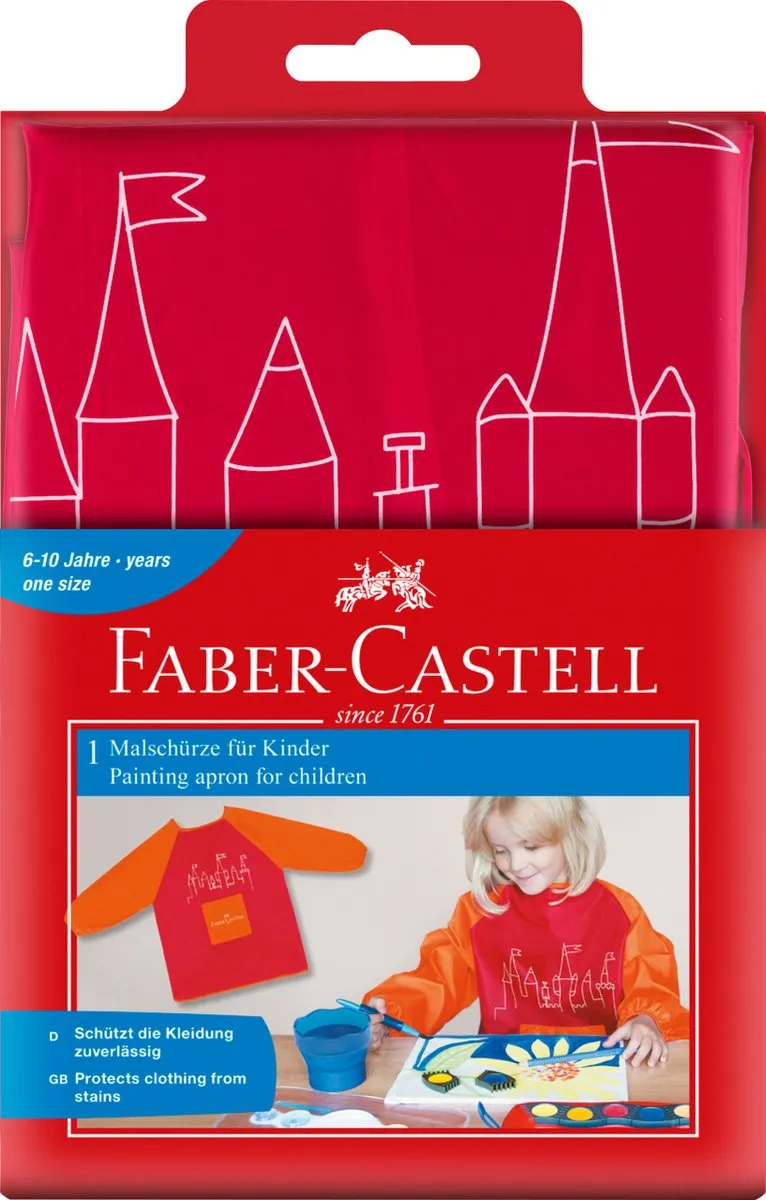 Faber-Castell Verfschort FC-201204 - Rood/Orange