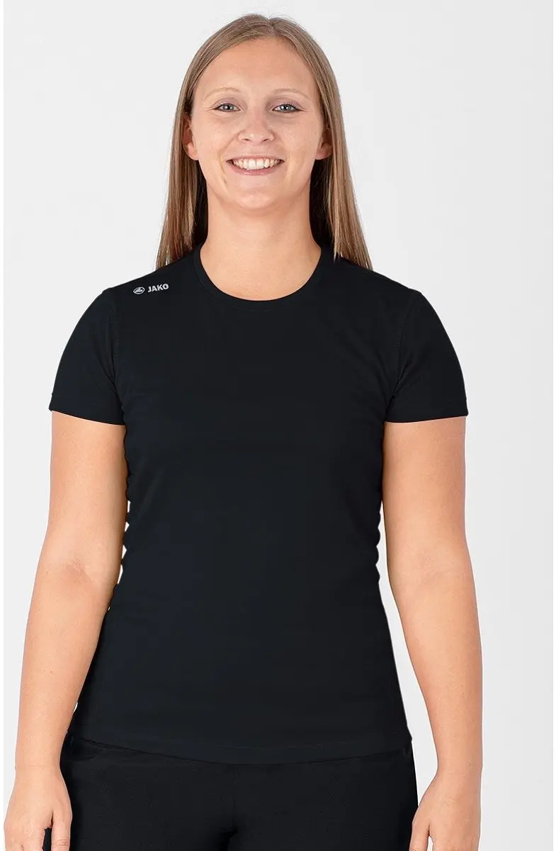 JAKO Run 2.0 T-Shirt Dames - Zwart - Maat 38