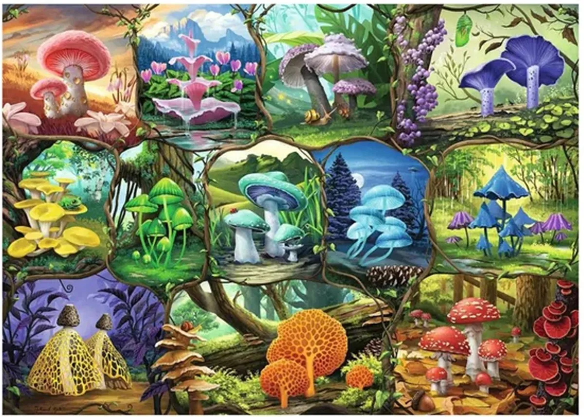 Ravensburger Prachtige Paddenstoelen Puzzel 1000 Stuks