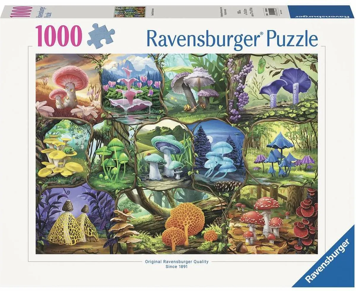 Ravensburger Prachtige Paddenstoelen Puzzel 1000 Stuks