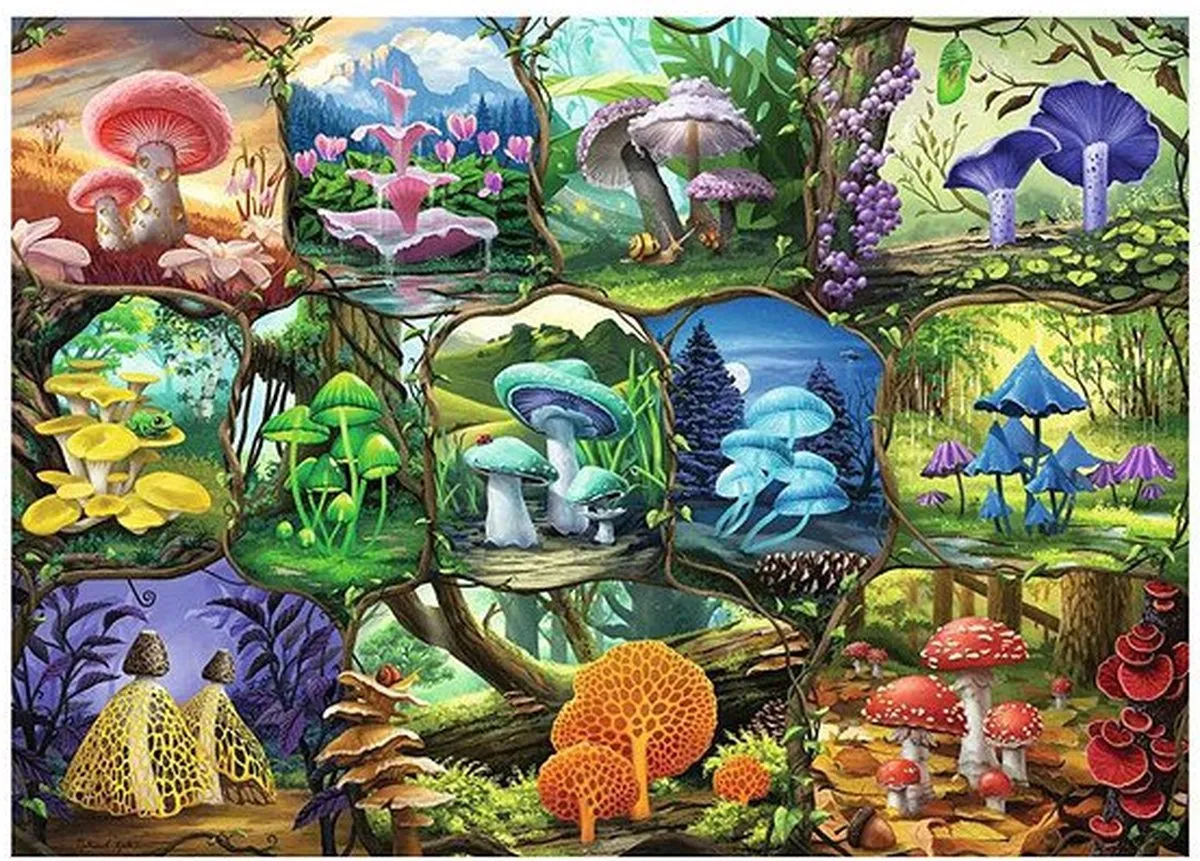 Ravensburger Prachtige Paddenstoelen Puzzel 1000 Stuks