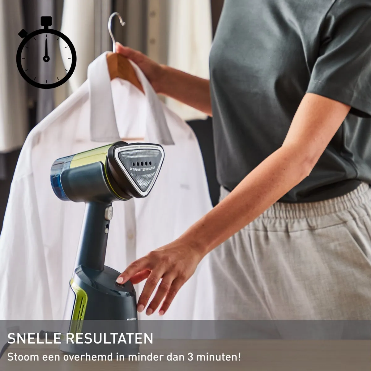 Tefal AeroSteam DT9810 Handstomer - 1400W - Zwart/Goud
