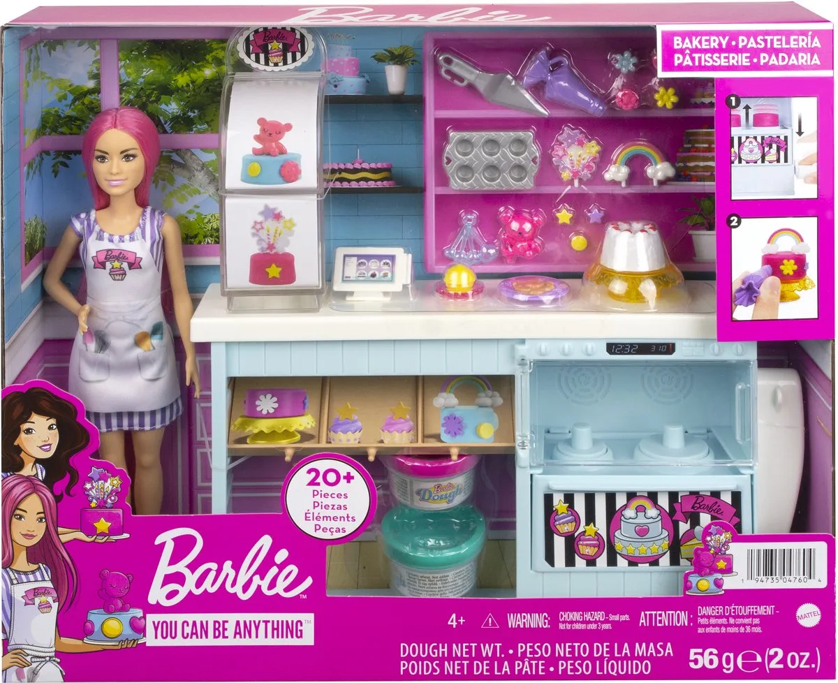 Barbie Bakkerij Speelfigurenset HGB73