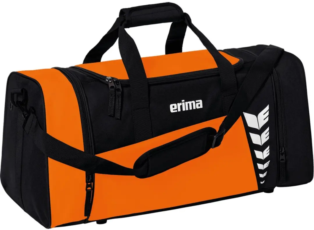Erima Six Wings Sporttas 28L - Oranje/Zwart - afbeelding 5 van 6