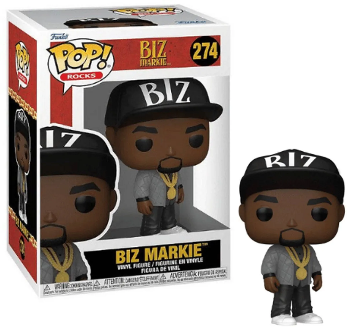 Funko Pop! Music Rocks Biz Markie #274 Vinyl Figure - Grijs