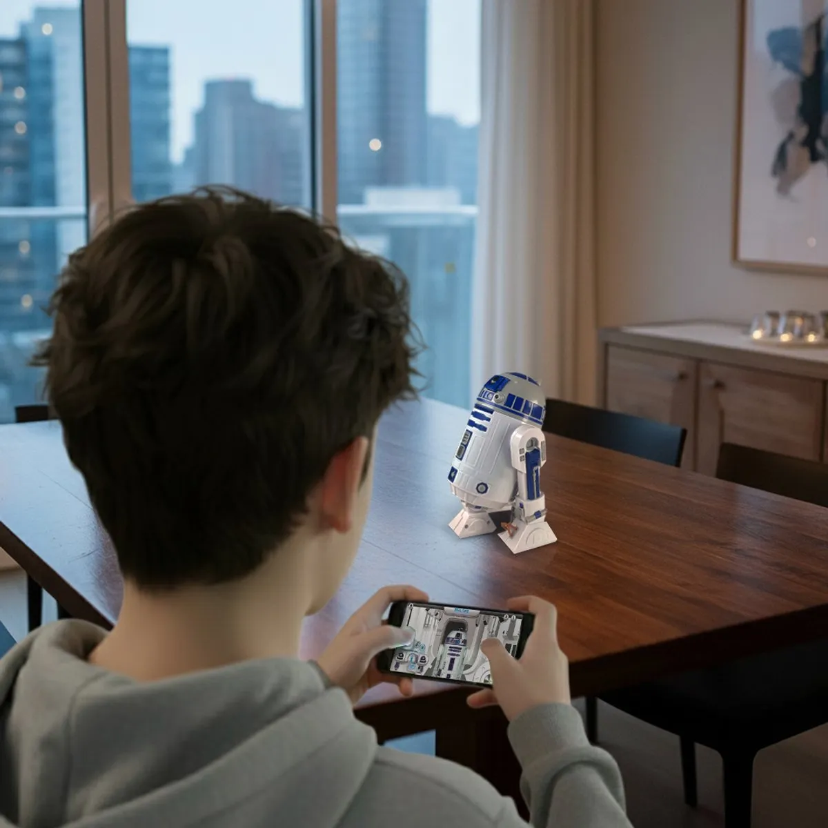Clementoni Star Wars R2D2 Programmeerbare Bouwset 80 Onderdelen - Multikleur - afbeelding 6 van 6
