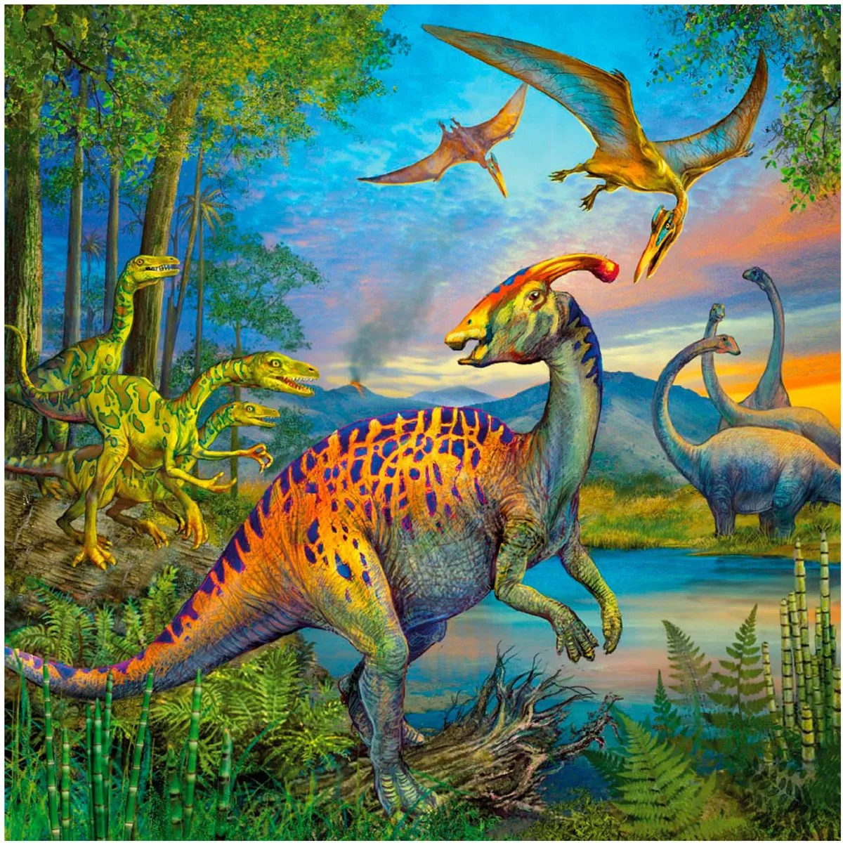 Ravensburger Dinosauriërs 3x49 Puzzels - Multicolor