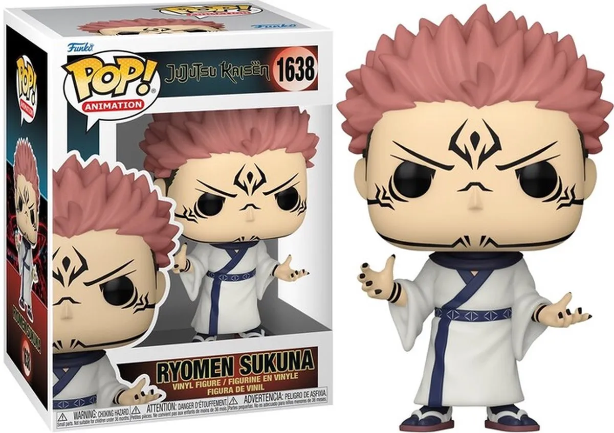 Funko Pop! Jujutsu Kaisen Ryomen Sukuna 80282 - Multicolor - afbeelding 6 van 6