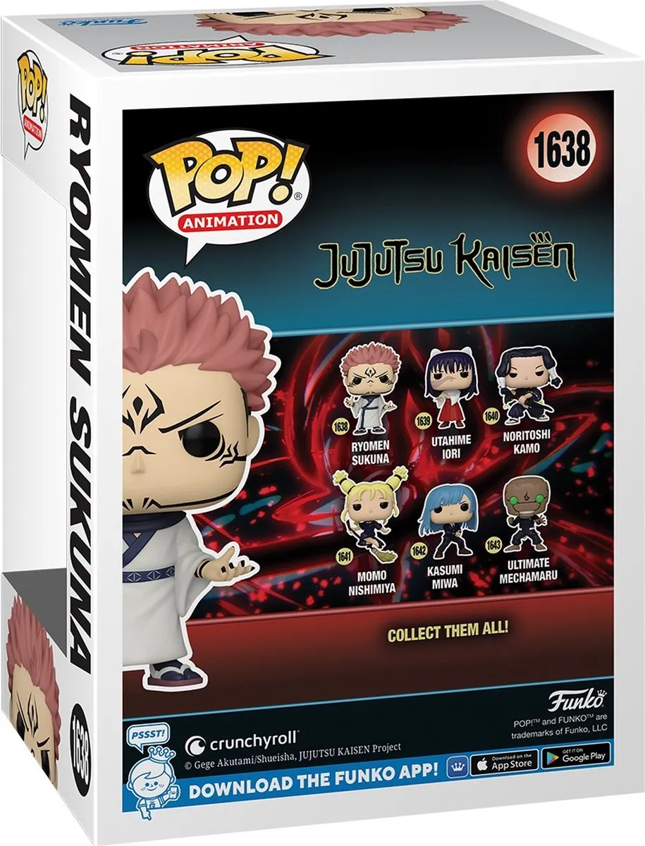 Funko Pop! Jujutsu Kaisen Ryomen Sukuna 80282 - Multicolor