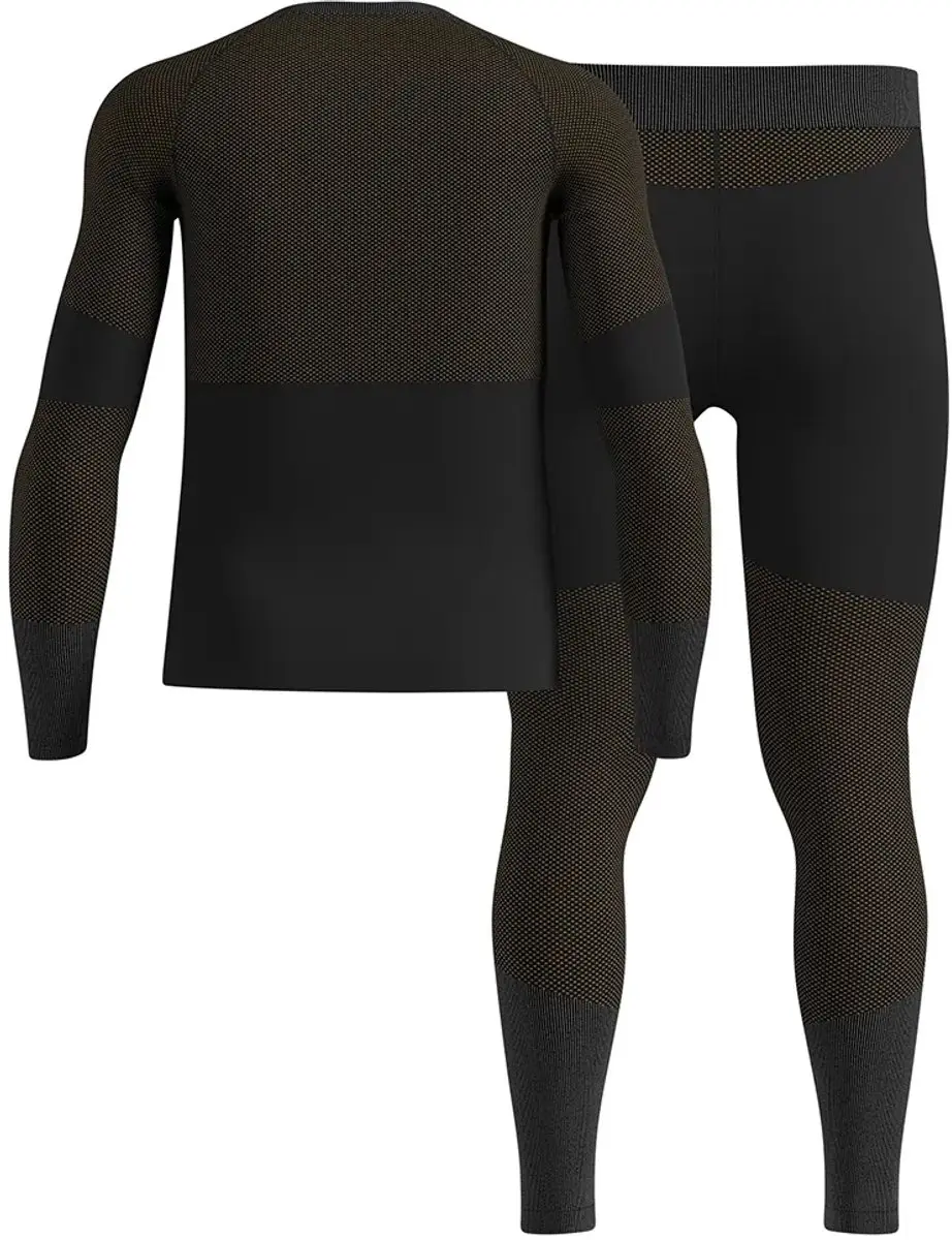 ODLO Fundamentals Performance Warm Basislaag Set - Zwart - XL - afbeelding 2 van 2
