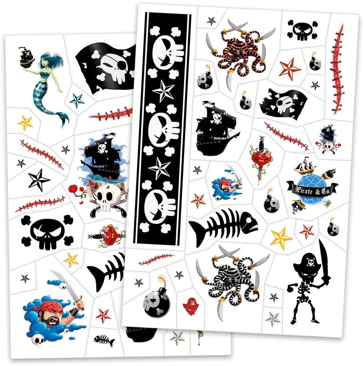Djeco Huidvriendelijke Tattoos Pirates