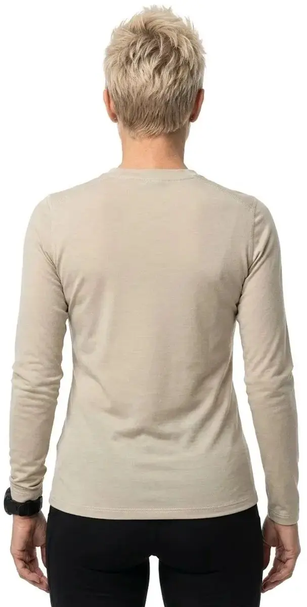 ODLO Merino 160 Lange Mouwen Basislaag - Beige - afbeelding 3 van 4