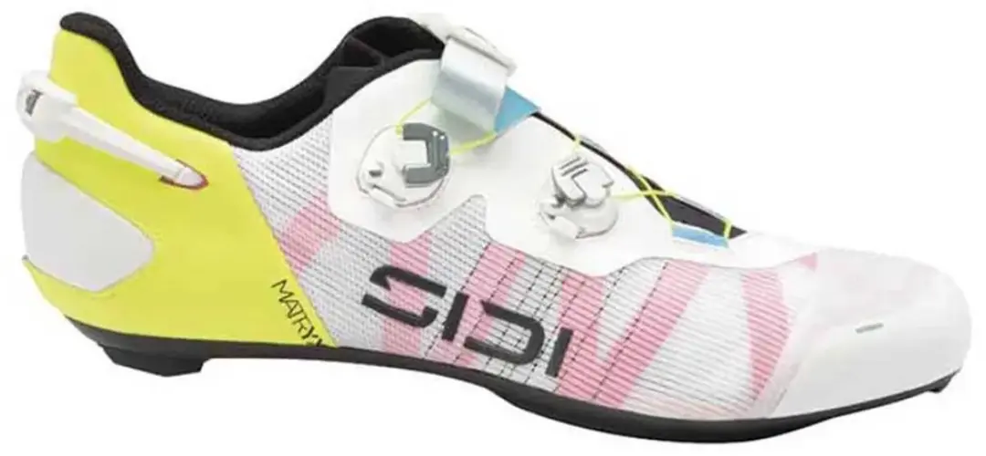 Sidi Wire 3 Wielrenschoen Heren Carbon - Micro Matryx Kevlar - Wit/Geel