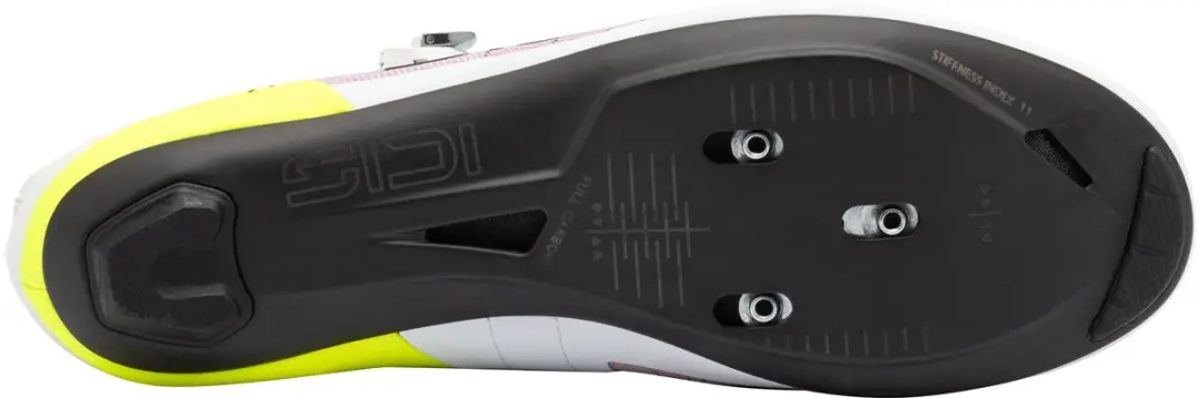 Sidi Wire 3 Wielrenschoen Heren Carbon - Micro Matryx Kevlar - Wit/Geel