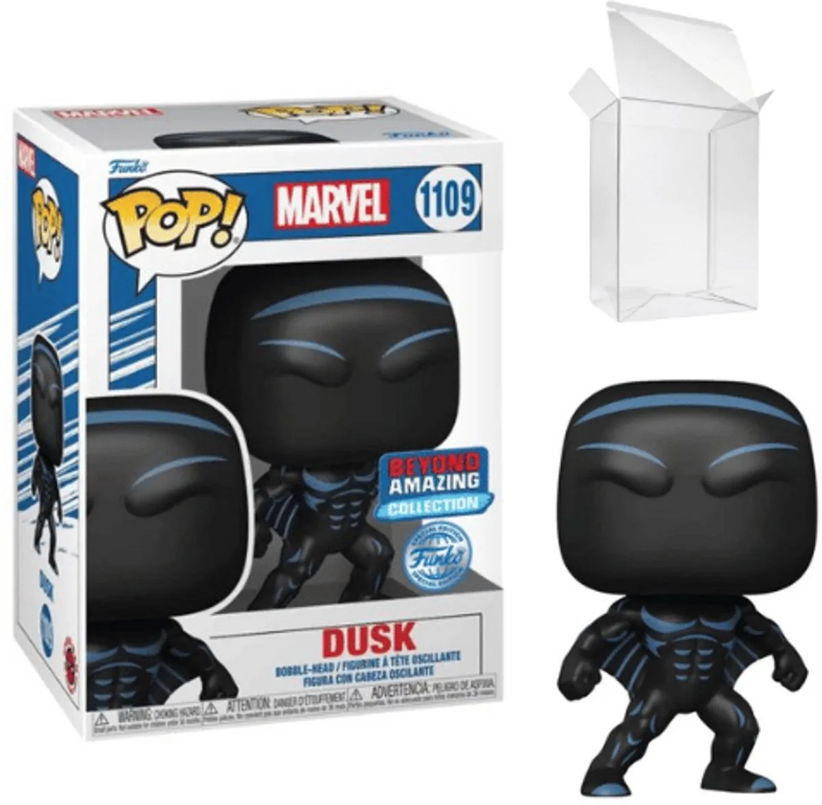 Funko Pop! Marvel Dusk #1109 Exclusive - Zwart - afbeelding 4 van 4