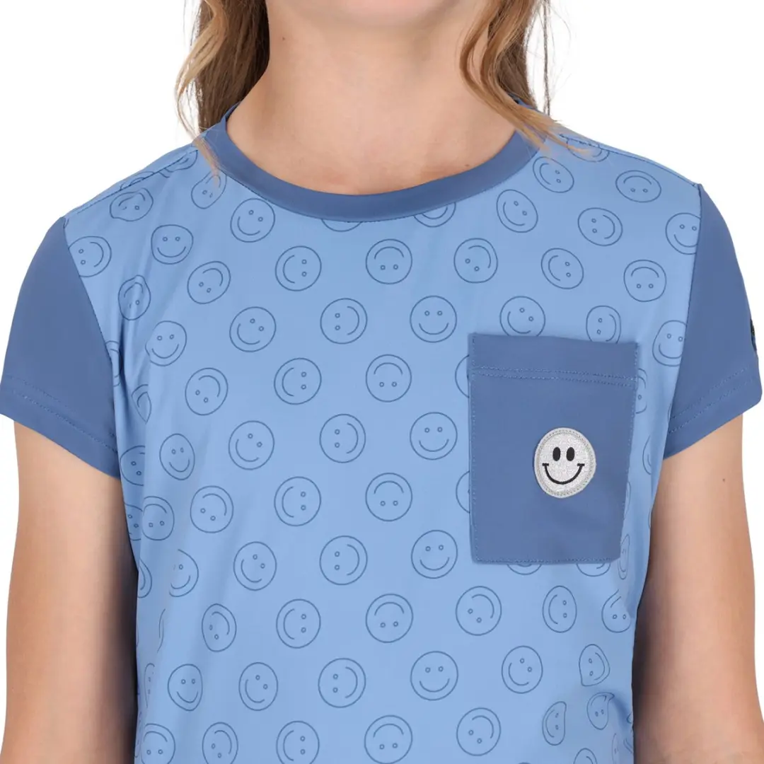 QHP Rosalynn Kids Shirt - 104 - Blauw
