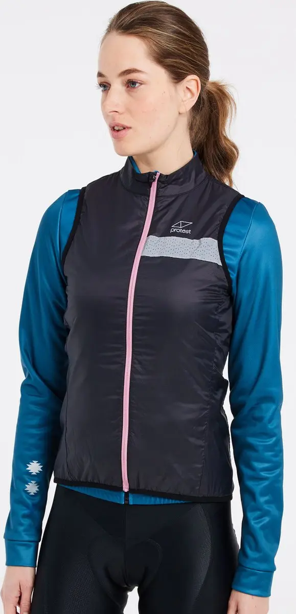 Protest Prtpraz Dames Bodywarmer Wielrennen XXL - True Black - afbeelding 5 van 6