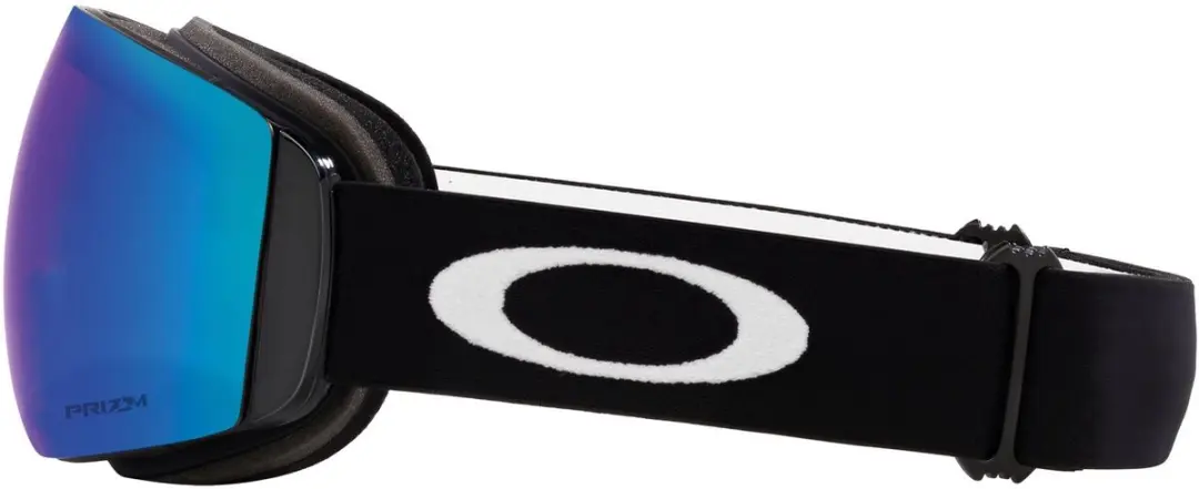 Oakley Flight Deck M Skibril Senior - Zwart/Wit - Blauwe Lens - afbeelding 6 van 6