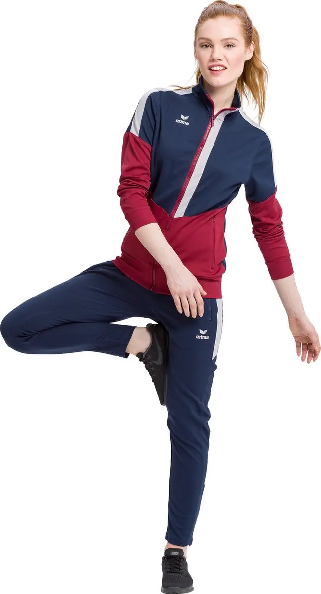 Erima Squad Worker Trainingsbroek 44 - Marine/Zilver