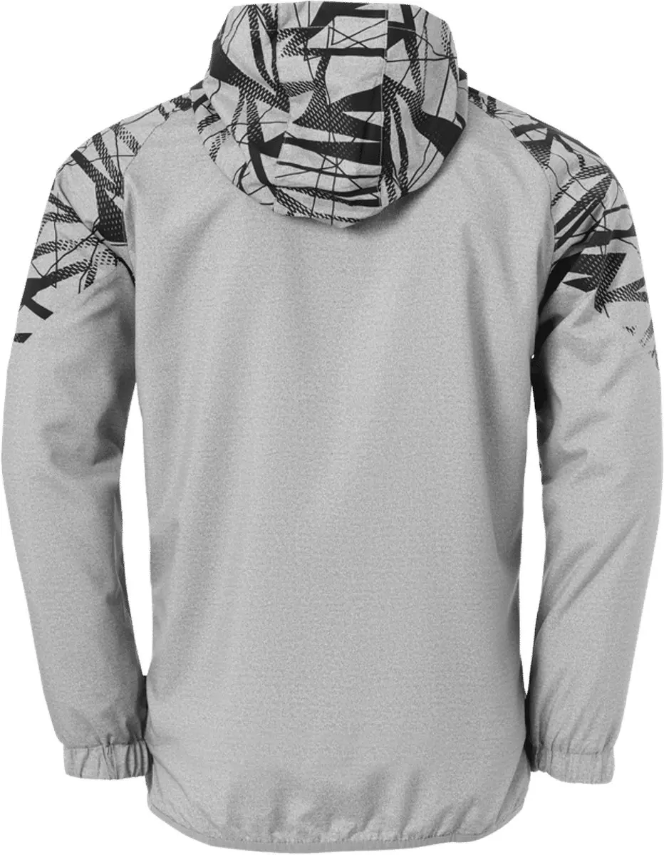 Uhlsport Goal 25 Sweater met Kap Heren 3XL - Donkergrijs/Zwart
