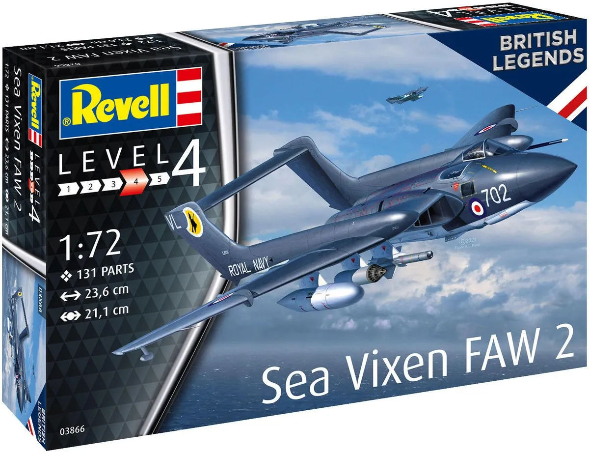 Revell 03866 Sea Vixen FAW 2 Modelbouwpakket