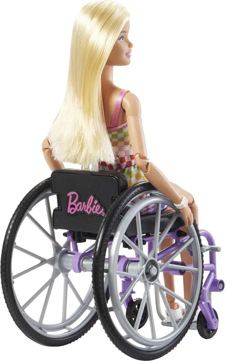 Barbie Fashionista Rolstoel HJT13 - Modepop - afbeelding 6 van 6