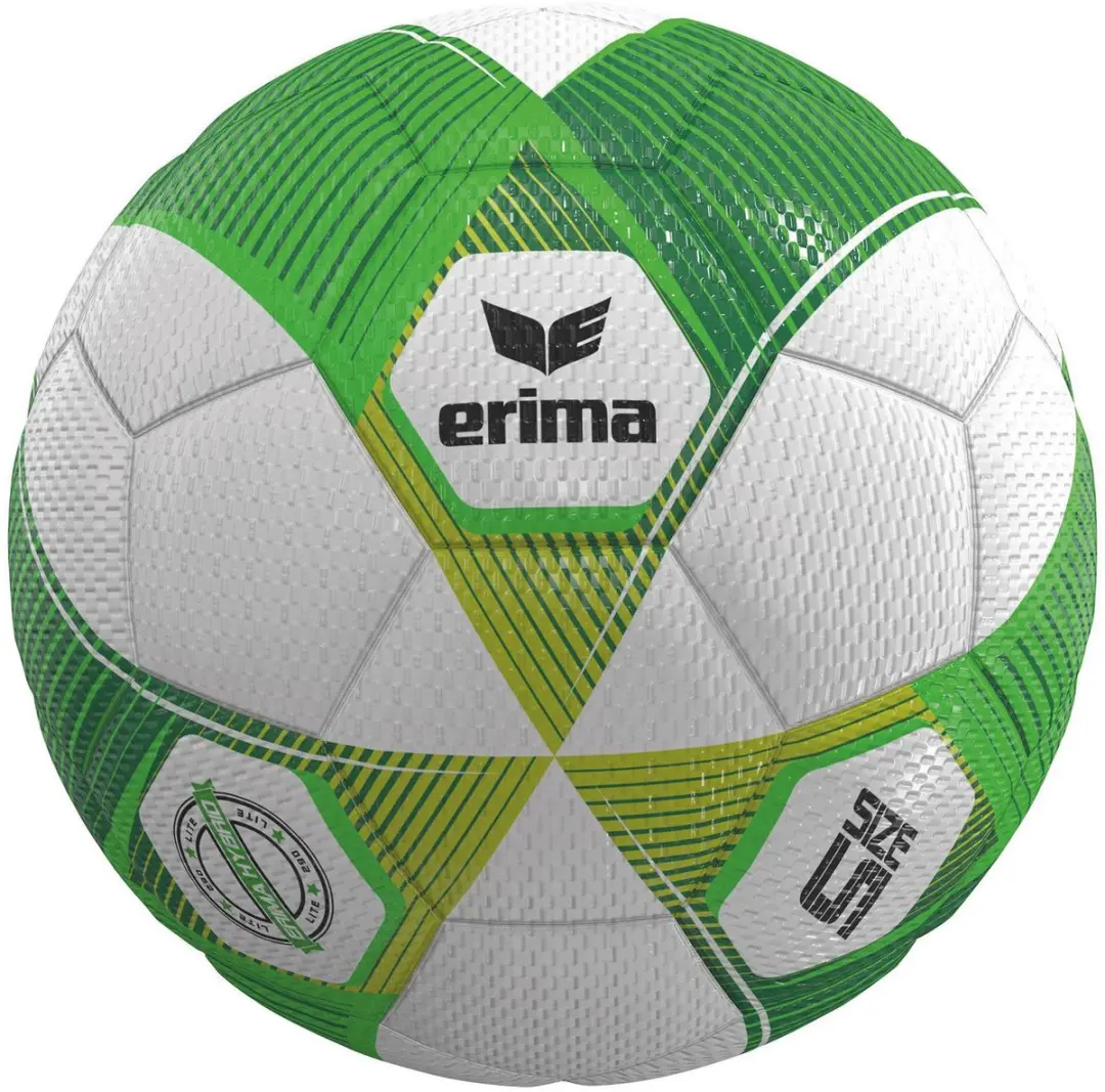 Erima Hybrid Lite 290 Voetbal - Maat 4 - Blauw/Groen/Wit - afbeelding 2 van 3