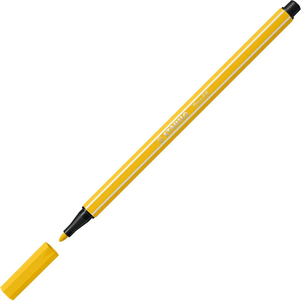 STABILO Pen 68 Viltstift Geel