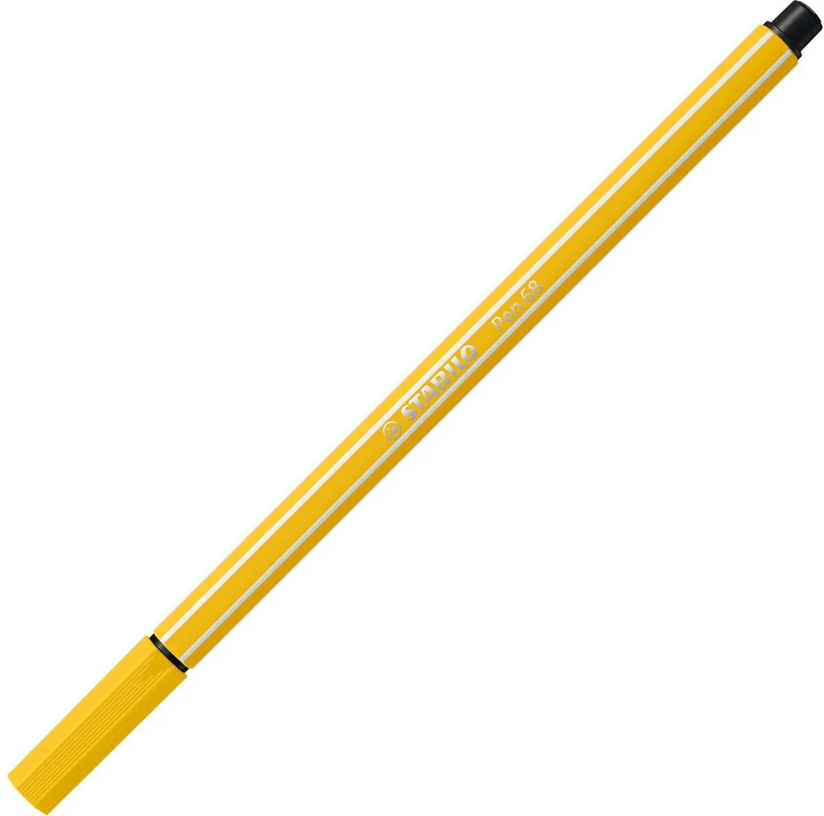 STABILO Pen 68 Viltstift Geel