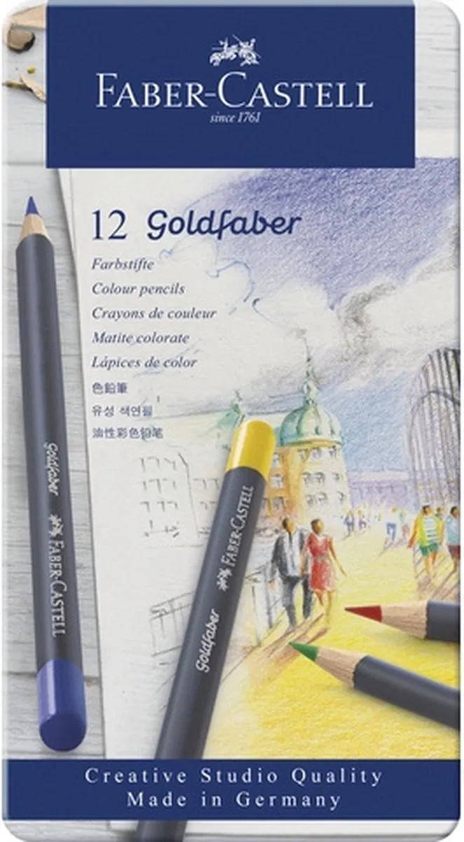Faber-Castell Goldfaber Kleurpotloden 12 Stuks - Assorti