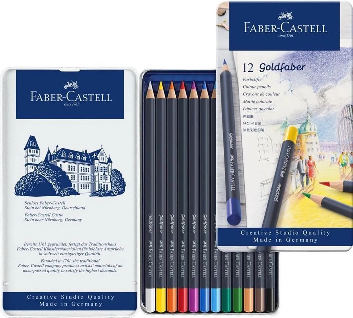 Faber-Castell Goldfaber Kleurpotloden 12 Stuks - Assorti
