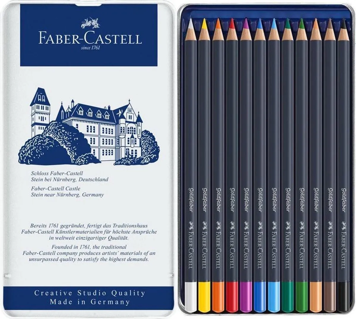 Faber-Castell Goldfaber Kleurpotloden 12 Stuks - Assorti