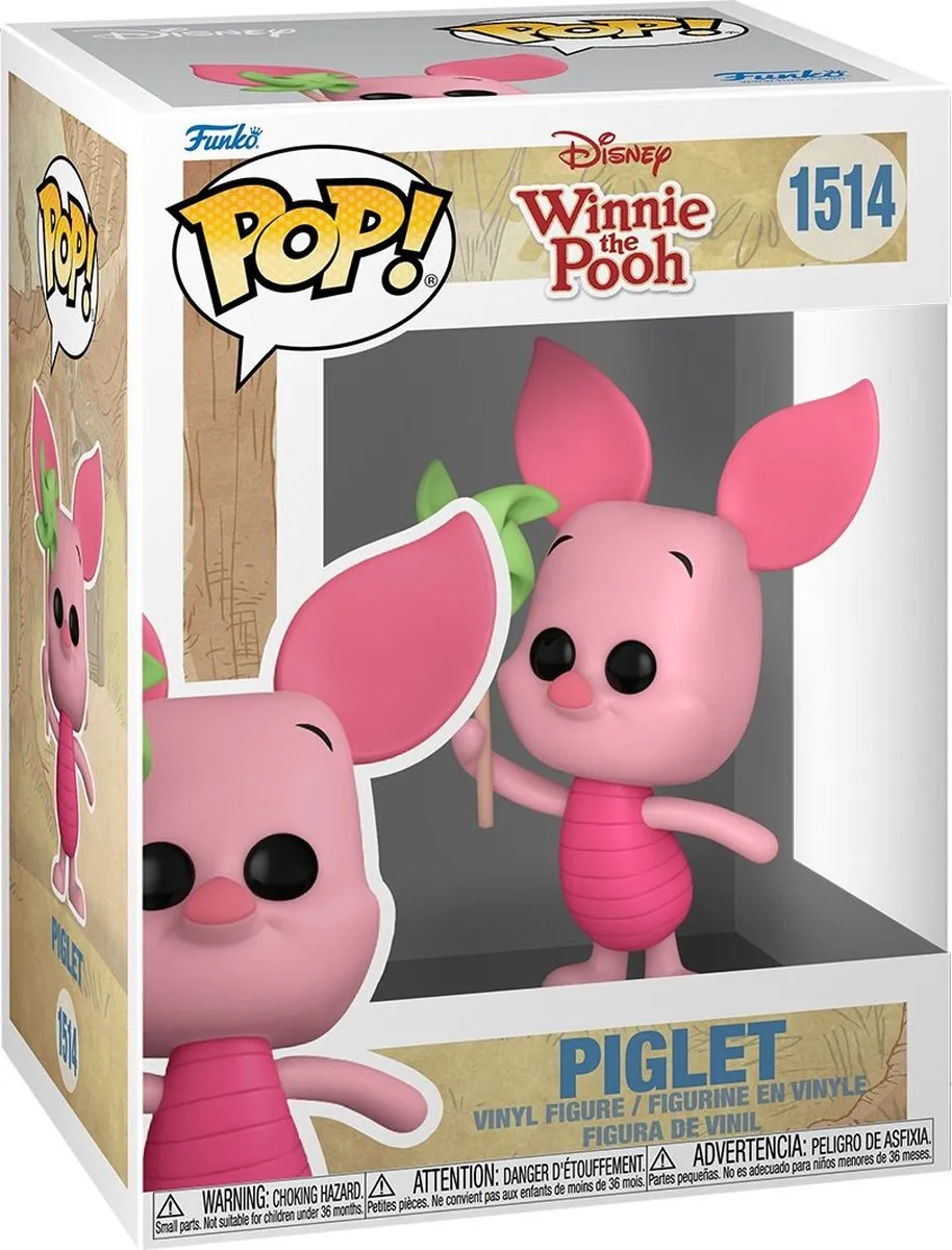 Funko Pop! Winnie the Pooh & Piglet Vinylfiguur 80238 - Roze