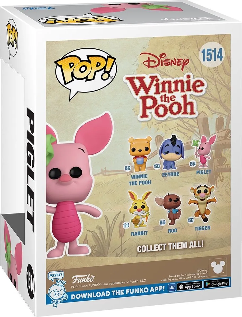 Funko Pop! Winnie the Pooh & Piglet Vinylfiguur 80238 - Roze